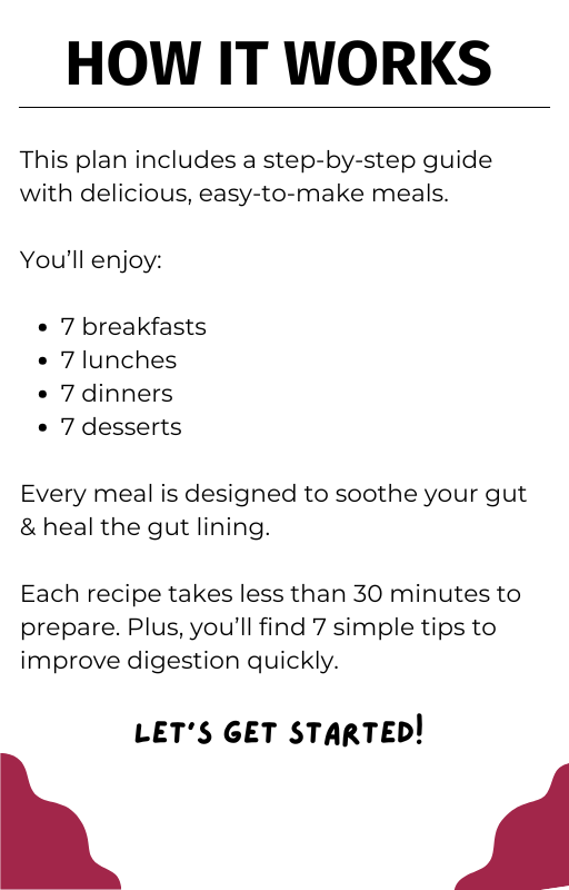 7 Day Healthy Gut Meal Plan