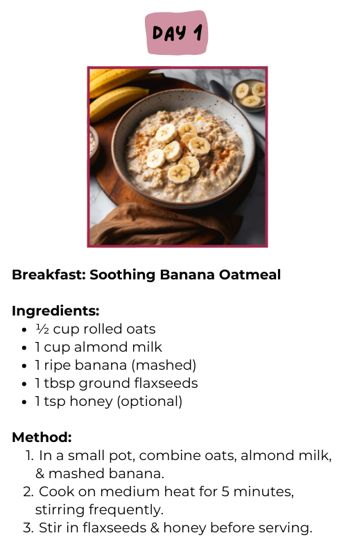 7 Day Healthy Gut Meal Plan